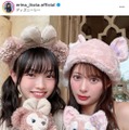 モー娘。生田衣梨奈、山崎愛生とのディズニーシー満喫SHOTに反響「バグってるレベルで可愛い」「コーデも最高！」