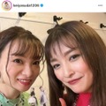 元モー娘。保田圭、石川梨華とパシャリ！笑顔SHOTに「母をしながら輝き続けててすごい」「めちゃめちゃ綺麗」の声 画像