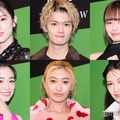 （上段左から）宮内ひとみ、佐野勇斗、山本舞香（下段左から）泉里香、山田優、大政絢（C）モデルプレス