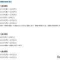 東日本の授業日程