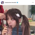 田中れいな、“絶妙に見られたくない”メイク中のレアSHOTに反響「肌綺麗」「何やっても可愛く見える」