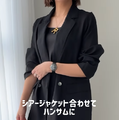 【GU】に見えない！キュロットがキモ。ブラック×シアーの涼し気ワントーン術【40代の毎日コーデ】 画像