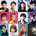 （上段左から）IROHA、kazuki、shoji、SKY-HI、SEITO、高橋海人（中段左から）TAKAHIRO、田中笑太郎、谷口太一、EXILE NAOTO、NAOYA、松井利樹（下段左から）宮近海斗、ユンホ、RAN、RIEHATA（C）日本テレビ