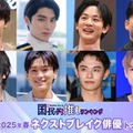 （上段左から）水沢林太郎、本田響矢、小林虎之介、三山凌輝（下段左から）駒木根葵汰、松本怜生、前田拳太郎、小宮璃央（C）モデルプレス