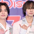 「一夜限りの『リロ＆スティッチ』プレミアム・ダンスナイト」に出席した松田元太、中村海人（C）モデルプレス