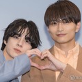 「被写界深度」完成披露イベントに出席した宇佐卓真、平野宏周（C）モデルプレス