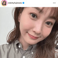 「肌が綺麗」藤本美貴、前髪カット後の顔アップSHOTに反響「若く見えます」「可愛い」