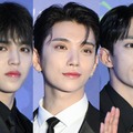 （左から）S.COUPS（エスクプス）、JOSHUA（ジョシュア）、DK（ドギョム）（C）モデルプレス