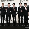イベントに登壇したENHYPEN／JUNGWON（ジョンウォン）、HEESEUNG（ヒスン）、JAY（ジェイ）、JAKE（ジェイク）、SUNGHOON（ソンフン）、SUNOO（ソヌ）、NI-KI（ニキ）（C）モデルプレス