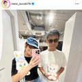 鈴木奈々、59歳父親とのお出かけSHOTに反響「仲が良いですね！」「めちゃめちゃ可愛い」 画像