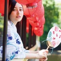 乃木坂46井上和、涼しげな浴衣姿で“和”を表現「少年サンデー」表紙登場 画像