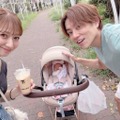 辻希美、生後1ヶ月の次女がベビーカーデビュー！お散歩SHOTを公開「嫌いじゃないみたい」 画像