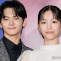 「ストロベリームーン 余命半年の恋」完成披露試写会に出席した齋藤潤、當真あみ（C）モデルプレス