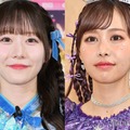 真中まな、仲川瑠夏（C）モデルプレス