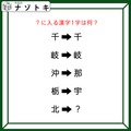 クイズです！「？に入る漢字１字はなに？」左右の漢字にどんな法則が隠れているでしょうか【難易度LV３.・中辛】 画像