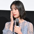 映画「ストロベリームーン 余命半年の恋」大ヒット御礼舞台挨拶に出席した當真あみ（C）モデルプレス