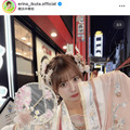 生田衣梨奈、華やかな中華風衣装SHOTに反響「すっごい綺麗！！」「宮殿に住んでそう」