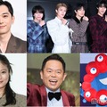 （左列上から時計回りに）吉沢亮、M!LK、ミャクミャク、津田篤宏、今田美桜（C）モデルプレス
