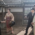 小日向文世、高石あかり、吉沢亮、トミー・バストウ「ばけばけ」第38話（C）NHK