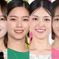 （左から）高山一実、西野七瀬、松村沙友理、能條愛未（C）モデルプレス