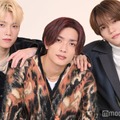 モデルプレスのインタビューに応じた（左から）木村柾哉、高橋恭平、中島颯太（C）モデルプレス