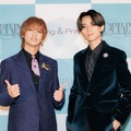 囲み取材に応じたKing ＆ Prince／高橋海人、永瀬廉（提供写真）