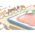 「食べよっか」自炊ご飯もこれからは猫ちゃんといっしょ。しかもメニューは好物の魚！【あなたとくらし隊！ちびっ福 #９】 画像