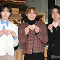 山中柔太朗、高松アロハ、八重樫風雅監督（C）モデルプレス