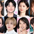 （上段左から）山下美月、高橋文哉、桜田ひより、イ・ソンギョン（下段左から）パク・ミニョン、八木勇征、池端杏慈、ナム・ジュヒョク（C）モデルプレス