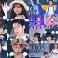 （左上から時計回りに）山本彩、渡辺美優紀、吉村洋文、しなこ・リアルピース、あいす、虹羽みに、若葉のあ、桜井美悠、ぎし、MON7A、松井ケムリ、江戸川コナン、YUMEKI（C）モデルプレス