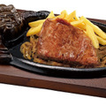 「炭焼き極選プレミアムサーロインステーキ」