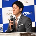 現役引退発表会見に出席した木原龍一選手（C）モデルプレス