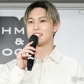 1st写真集「LIVING FOR」刊行イベントに登壇した堀夏喜（C）モデルプレス