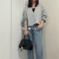 春夏デニムは決めた？足首が出る【GU】ストレートジーンズは、デイリーコーデに活躍しそう！【40代の毎日コーデ】