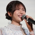 「架空名作劇場」第1弾「人情刑事 呉村安太郎」の上映会に登場した松田好花（C）モデルプレス