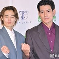 記者会見に出席した窪塚愛流、中島歩（C）モデルプレス
