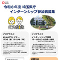 埼玉県庁インターンシップ参加者募集