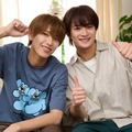 ACEes深田竜生＆浮所飛貴、クランクインから息ぴったり「鼻筋がすごくきれいなことに気づきました」と意外な発見も【夏色の雲が恋と嵐をまきおこす】 画像