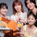 イベントに出席した（左から時計回りに）山下美月、加納愛子、チェ・ジョンヒョプ、橋本環奈（C）モデルプレス