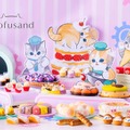 mofusandと初コラボのスイーツビュッフェ、ヒルトン大阪で開催 愛らしいにゃんこ達がケーキに 画像