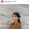 沖田愛加アナ、ホワイトキャミコーデ公開「透明感があって可愛い」「スタイル抜群」と反響 画像