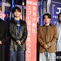 （左から）高橋恭平、高橋文哉、櫻井海音、綱啓永（C）モデルプレス