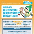 東京都の私立中授業料助成、26年度は2万円臨時加算の計12万円…10/15まで申請受付 画像