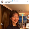 田中萌アナウンサーInstagramより