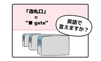 英語で「改札口」は「TRAIN GATE」って思った人は読んでみて！正解は改札で「使うアレ」が入るよ 画像