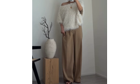 ZARAのモケモケトップスが主役。こなれ感漂う初夏のスタイリッシュな【40代の毎日コーデ】 画像
