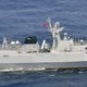 中国艦、尖閣で監視活動か 画像