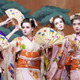 ウクライナ学生、日本舞踊披露 画像