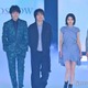 奥平大兼・出口夏希・佐野晶哉ら『か「」く「」し「」ご「」と「』キャスト「ガルアワ」に集結 ドレスアップでお揃い“「」ポーズ”【GirlsAward 2025SS】 画像