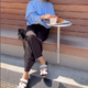 ブルーが主役！色から季節を投入。初夏モードな大人かわいいパンツコーデ【40代の毎日コーデ】 画像